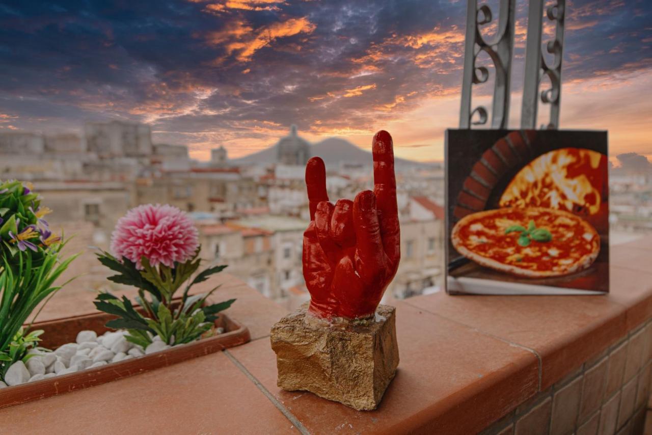 La Terrazza Nel Centro Villa Neapel Exteriör bild